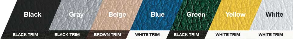 Standard Vinyl Canopy Colors